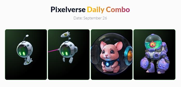 Daily Combo Cards for 26 September, 2024