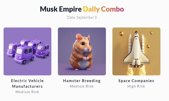 Musk Empire Daily Combo 8 September